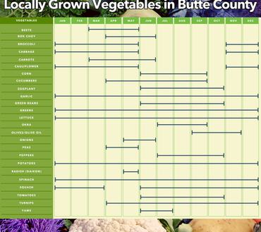 Locally Grown Vegetables in Butte County V2024