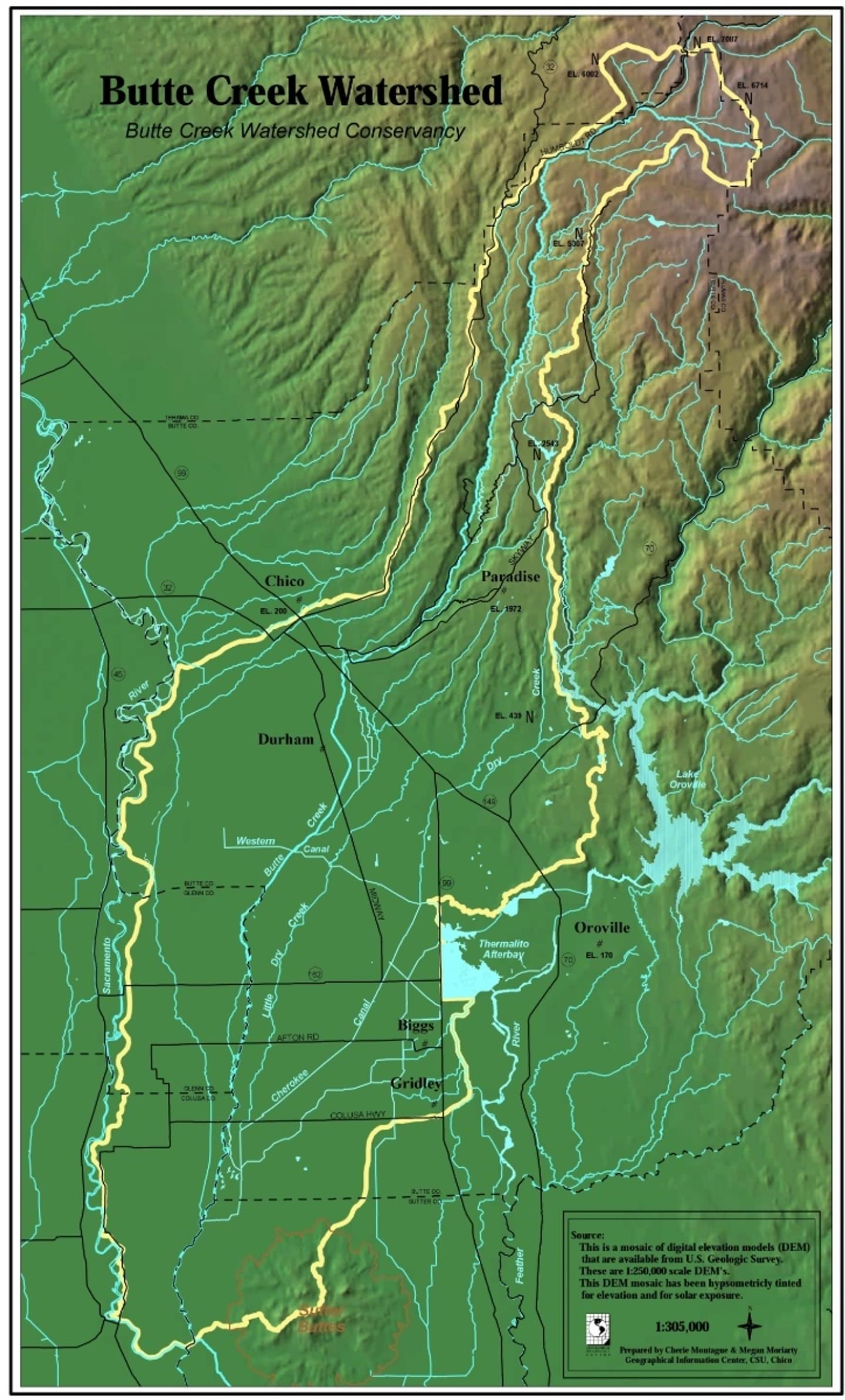 Butte Creek Watershed Overlook