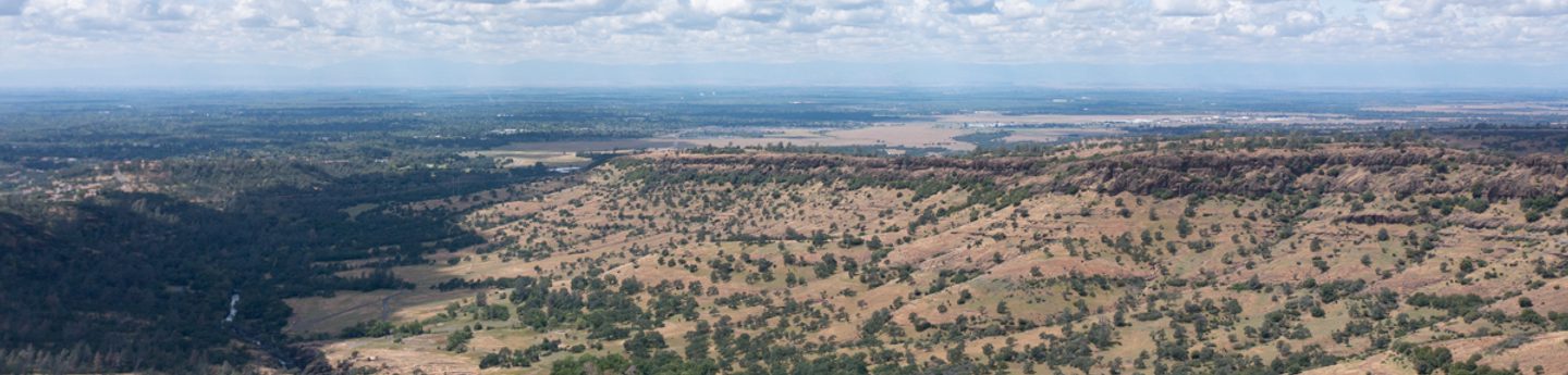 Overlooking Butte Creek Canyon in Chico CA