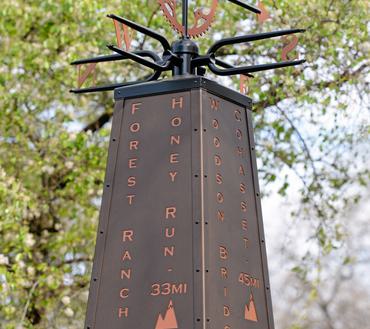 "Decide and Ride,' by Ed McLaughlin (One Mile Recreation Area in Bidwell Park)